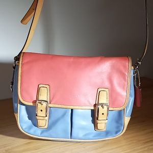 Vintage Colorblock Coach Bag
